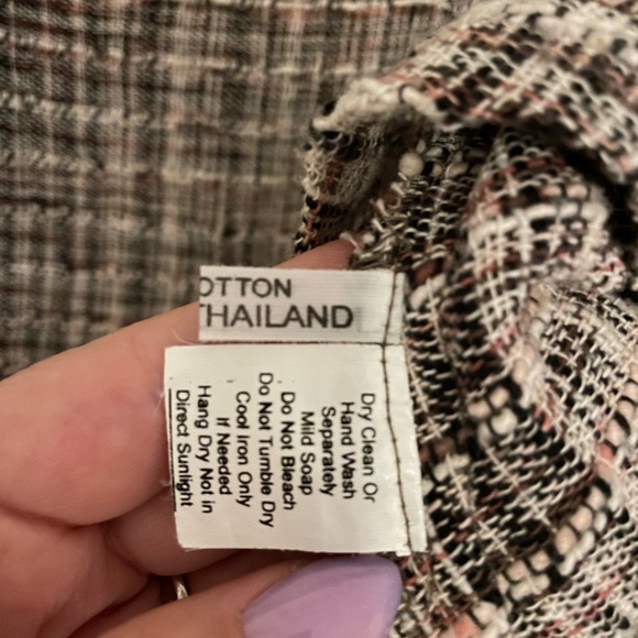 Yasuko Kurisaka 100% Cotton Hand Woven Blouse - Picture 4 of 7